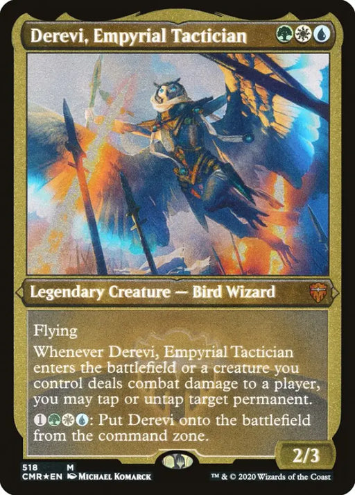 Derevi Empyrial Tactician (Etched) [Commander Legends] - MTG Single