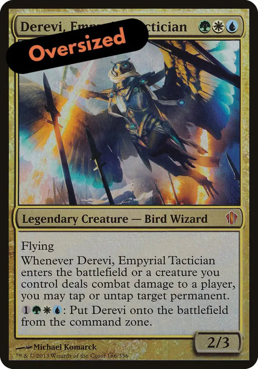 Derevi Empyrial Tactician (Oversized) [Commander 2013 Oversized] - MTG Single