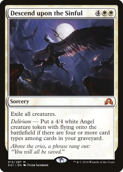 Descend upon the Sinful [Shadows over Innistrad] - MTG Single