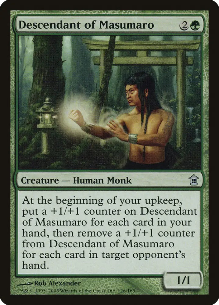 Descendant of Masumaro [Saviors of Kamigawa] - MTG Single
