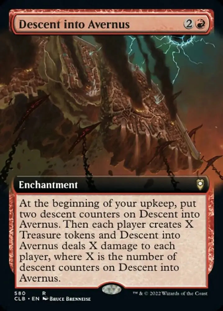 Descent into Avernus (Extended Art) [Commander Legends: Battle for Baldur’s Gate] - MTG Single