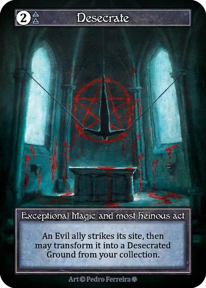 Desecrate (Foil) [Gothic]