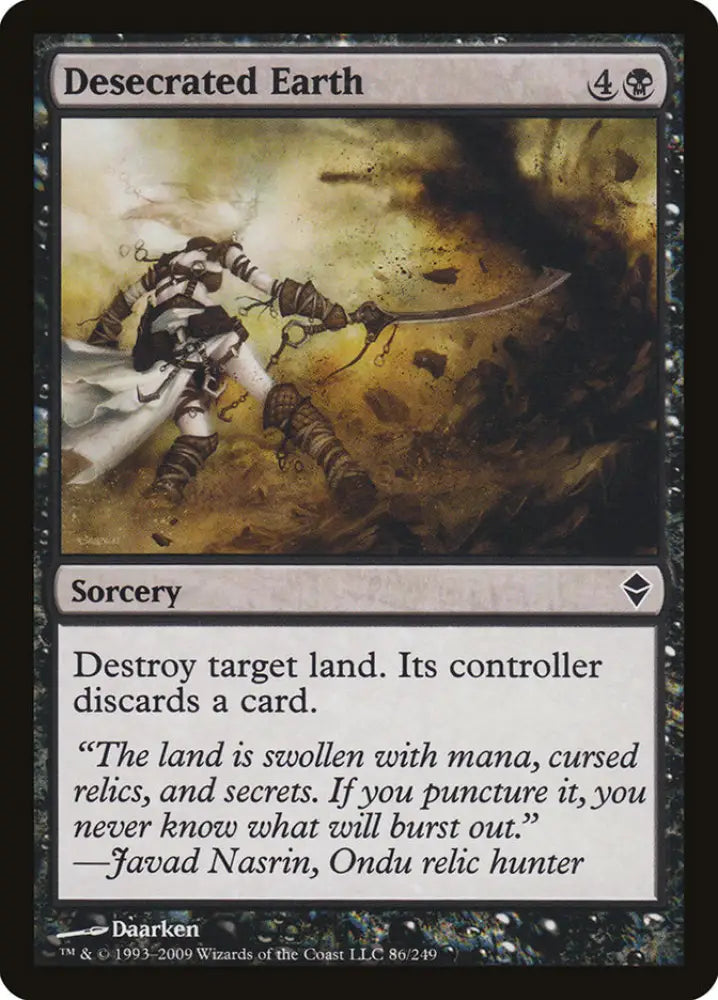 Desecrated Earth [Zendikar] - MTG Single