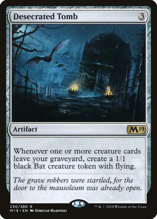 Desecrated Tomb [Core Set 2019] - MTG Single