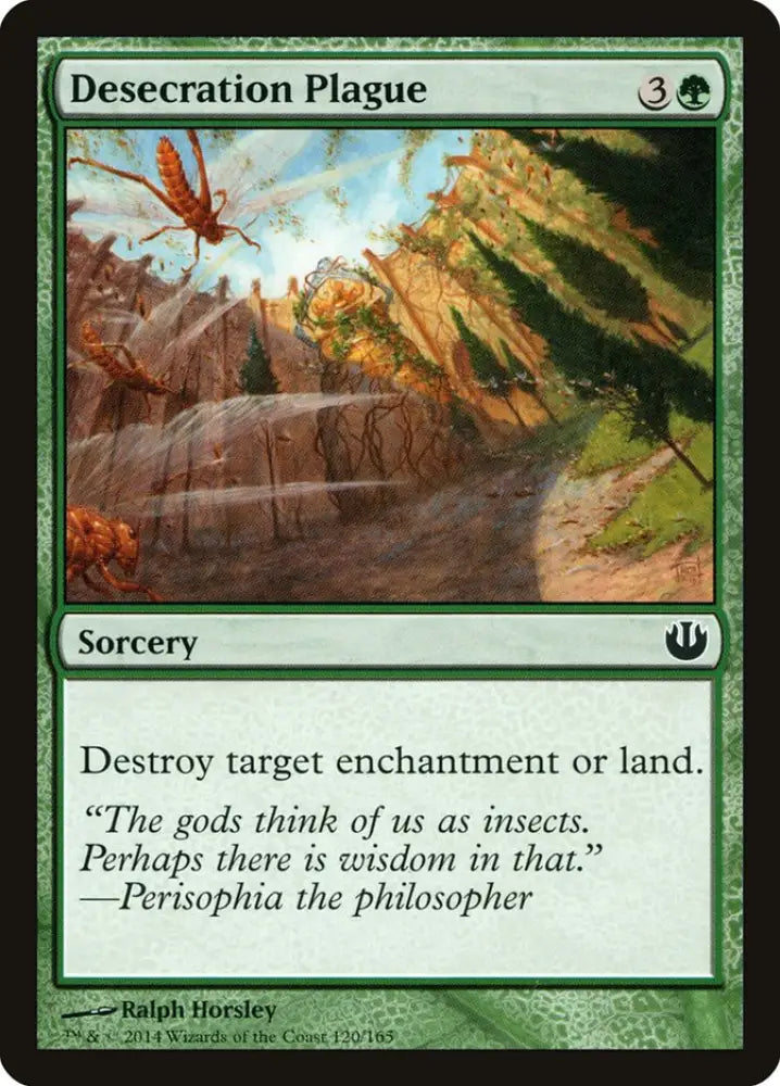 Desecration Plague [Journey into Nyx] - MTG Single