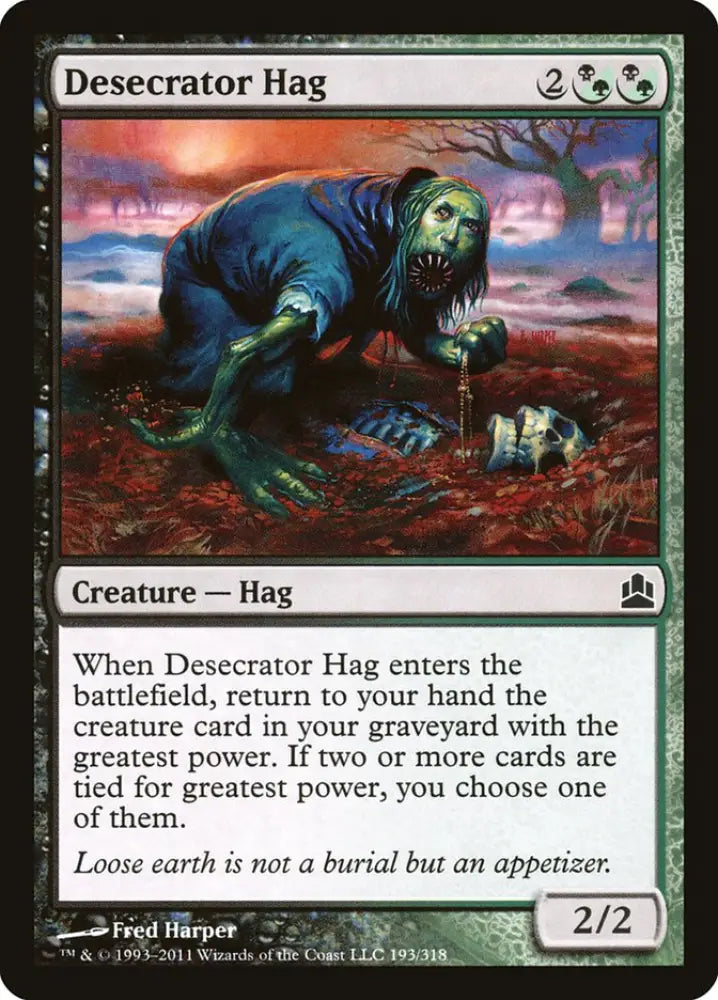 Desecrator Hag [Commander 2011] - MTG Single