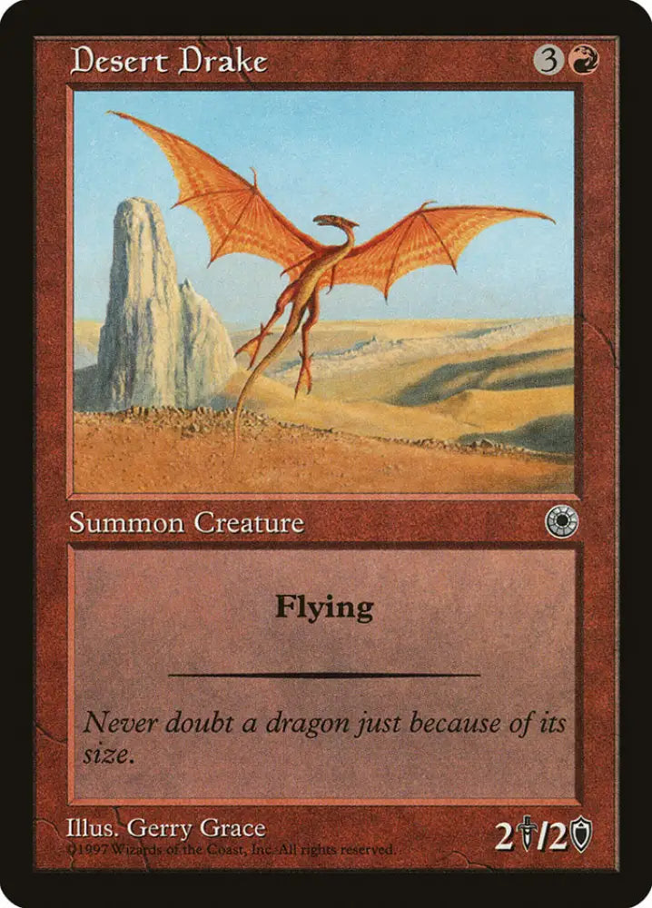 Desert Drake [Portal] - MTG Single