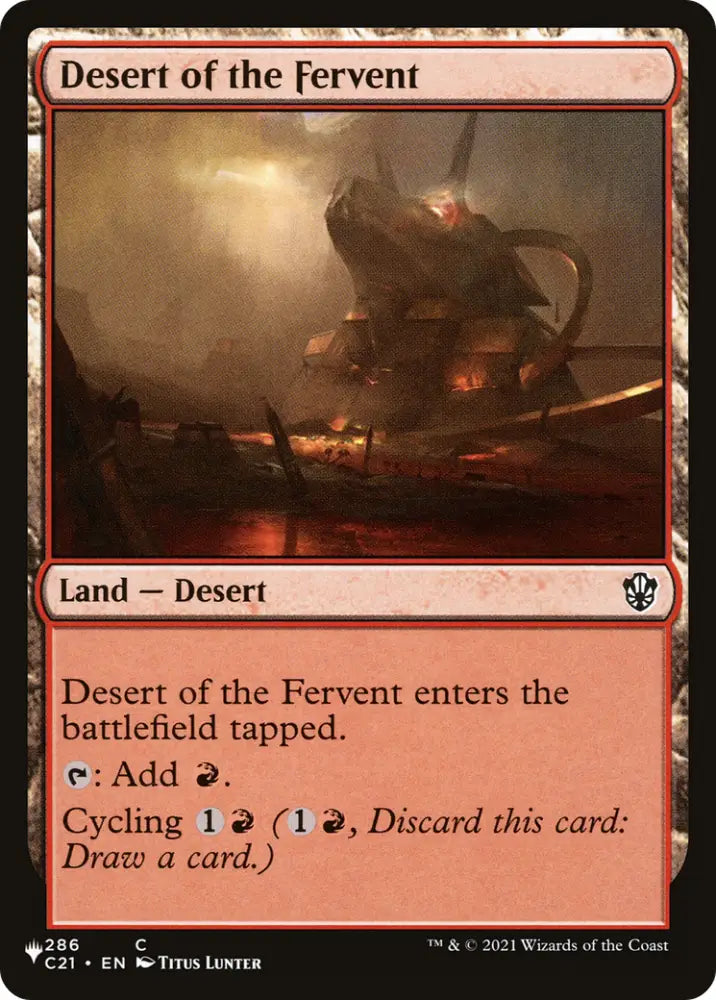 Desert of the Fervent [The List] - MTG Single