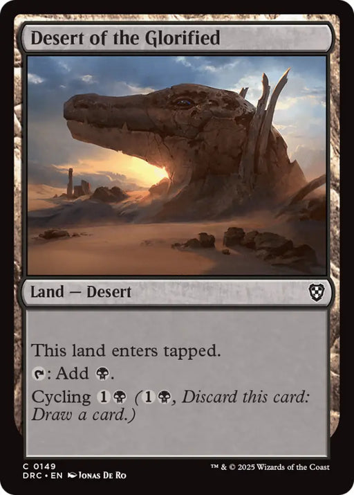 Desert of the Glorified [Aetherdrift Commander] - MTG Single