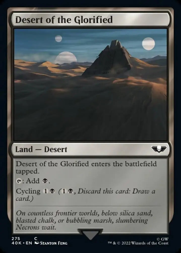 Desert of the Glorified [Warhammer 40,000] - MTG Single