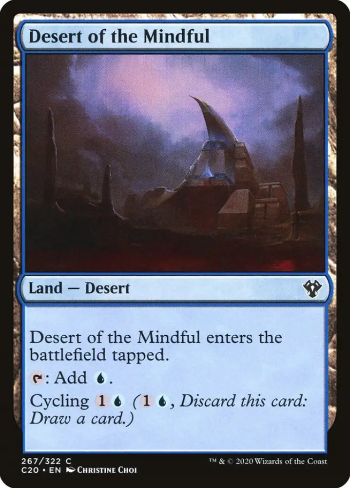 Desert of the Mindful [Commander 2020] - MTG Single