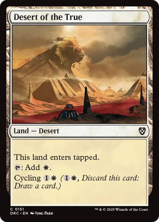 Desert of the True [Aetherdrift Commander] - MTG Single