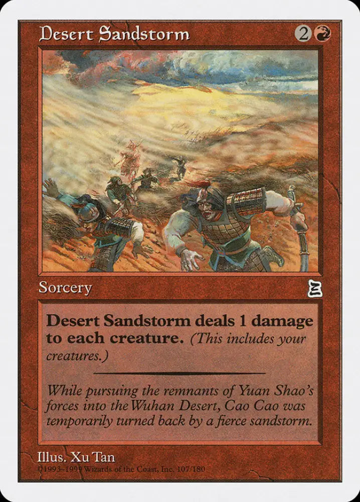 Desert Sandstorm [Portal Three Kingdoms] - MTG Single