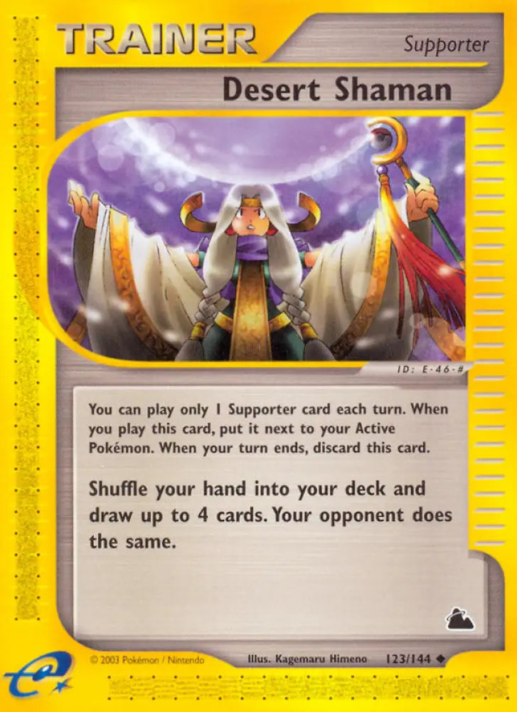 Desert Shaman (123/144) [Skyridge] - Pokemon Single