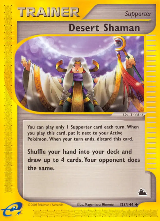 Desert Shaman (123/144) [Skyridge] - Pokemon Single