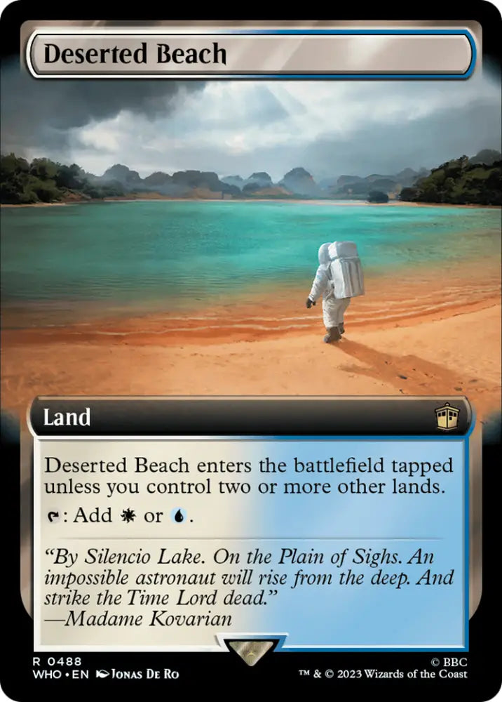 Deserted Beach (Extended Art) [Doctor Who] - MTG Single
