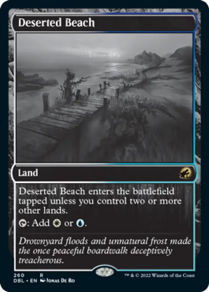Deserted Beach [Innistrad: Double Feature] - MTG Single