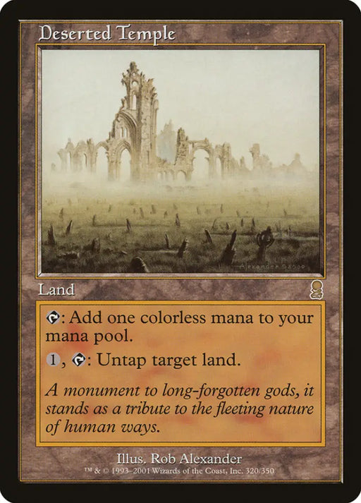 Deserted Temple [Odyssey] - MTG Single