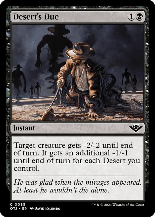 Desert’s Due [Outlaws of Thunder Junction] - MTG Single
