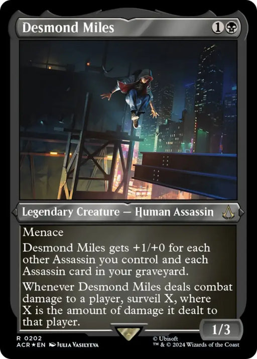Desmond Miles (Foil Etched) [Assassin’s Creed] - MTG Single