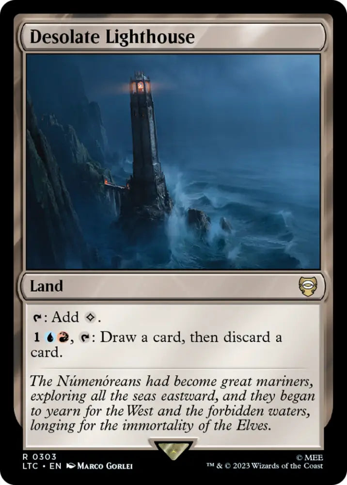 Desolate Lighthouse [The Lord of the Rings: Tales of Middle-Earth Commander] - MTG Single