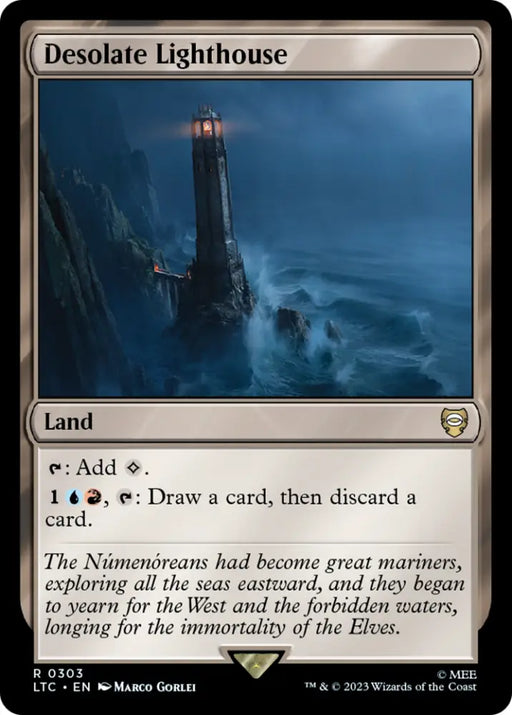 Desolate Lighthouse [The Lord of the Rings: Tales of Middle-Earth Commander] - MTG Single