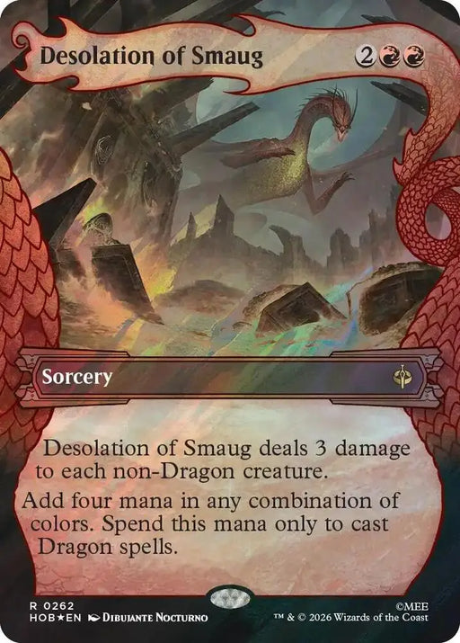 Desolation of Smaug (Showcase) (Surge Foil) (262) [The Hobbit]