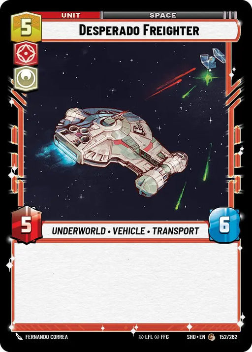 Desperado Freighter (152/262) [Shadows of the Galaxy] - Star Wars: Unlimited Single