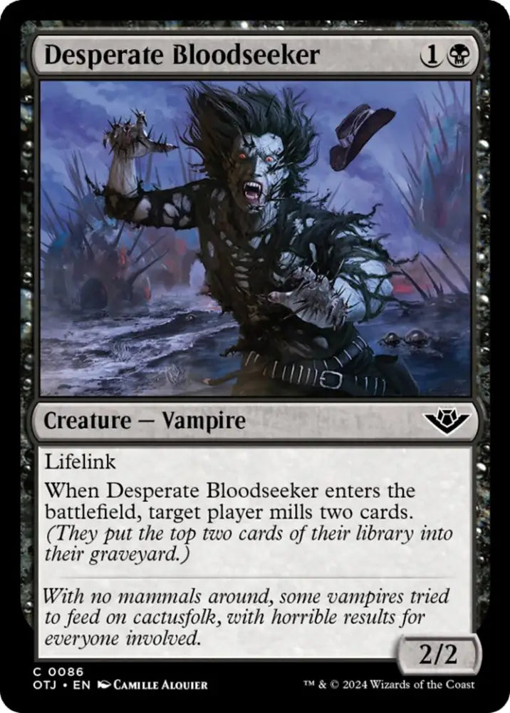 Desperate Bloodseeker [Outlaws of Thunder Junction] - MTG Single