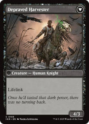 Desperate Farmer // Depraved Harvester [Innistrad Remastered] - MTG Single
