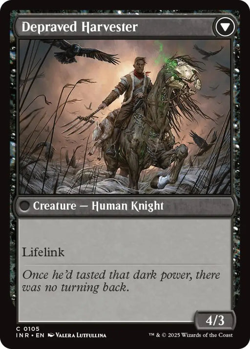 Desperate Farmer // Depraved Harvester [Innistrad Remastered] - MTG Single
