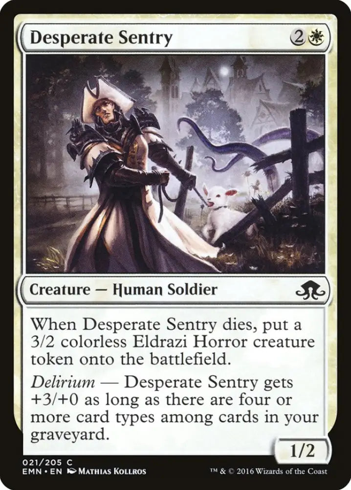Desperate Sentry [Eldritch Moon] - MTG Single
