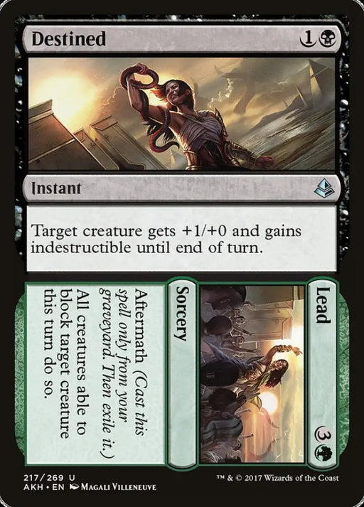 Destined // Lead [Amonkhet] - MTG Single