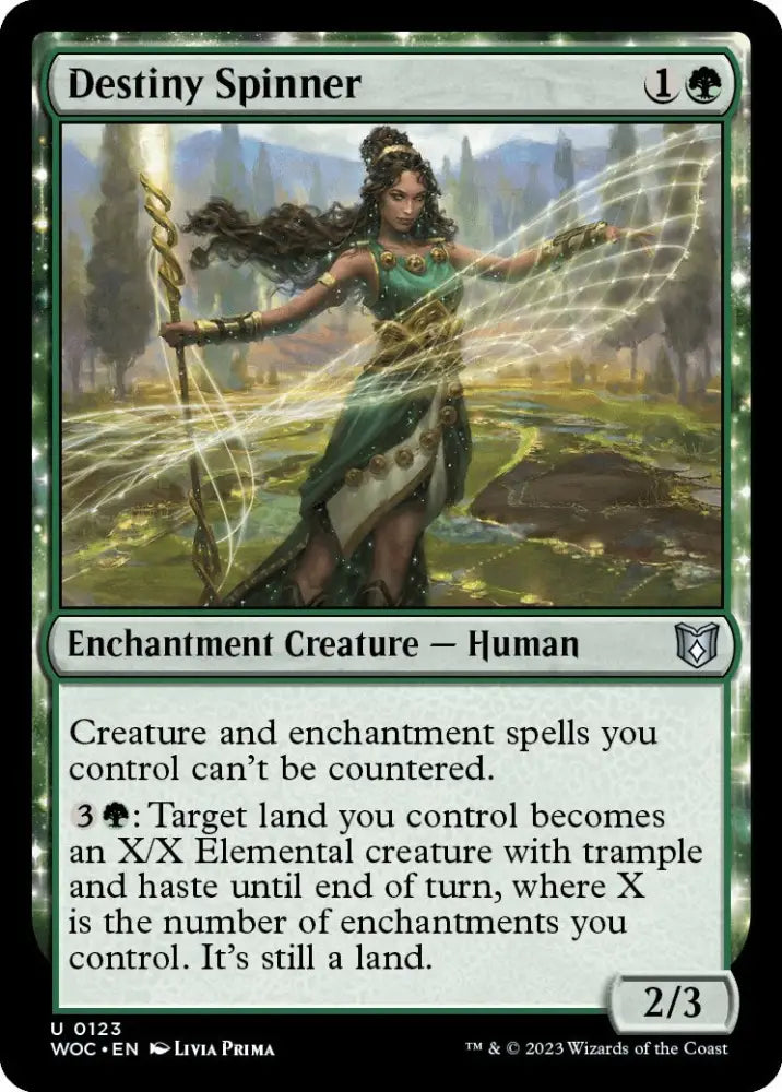 Destiny Spinner [Wilds of Eldraine Commander] - MTG Single