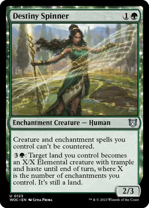 Destiny Spinner [Wilds of Eldraine Commander] - MTG Single