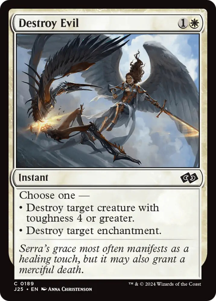 Destroy Evil [Foundations Jumpstart] - MTG Single