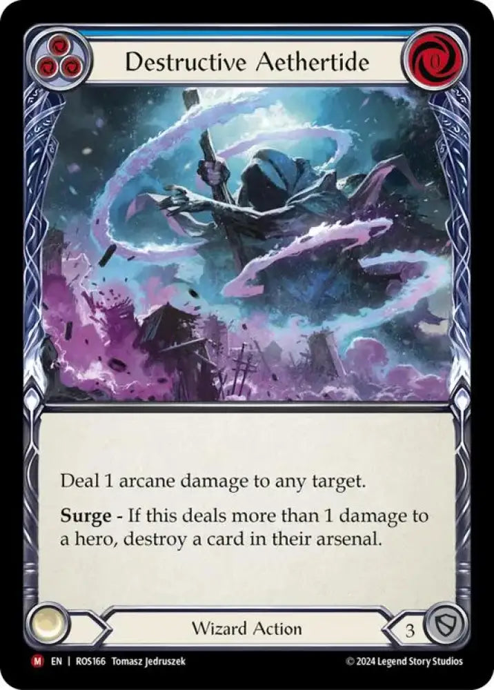 Destructive Aethertide [Rosetta] Rainbow Foil - Flesh And Blood Single