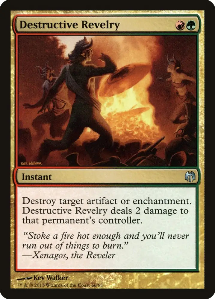 Destructive Revelry [Duel Decks: Heroes vs. Monsters] - MTG Single