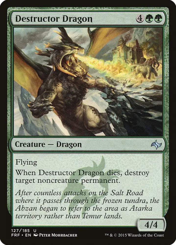 Destructor Dragon [Fate Reforged] - MTG Single