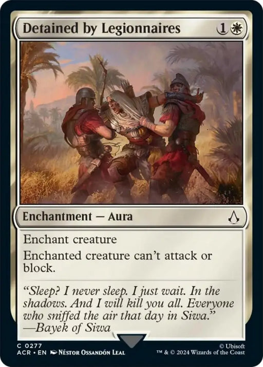Detained by Legionnaires [Assassin’s Creed] - MTG Single