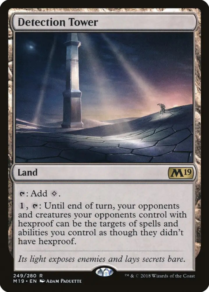 Detection Tower [Core Set 2019] - MTG Single