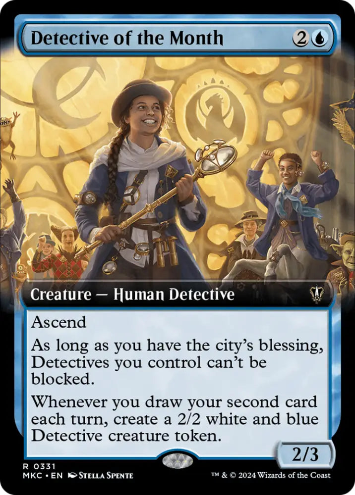 Detective of the Month (Extended Art) [Murders at Karlov Manor Commander] - MTG Single