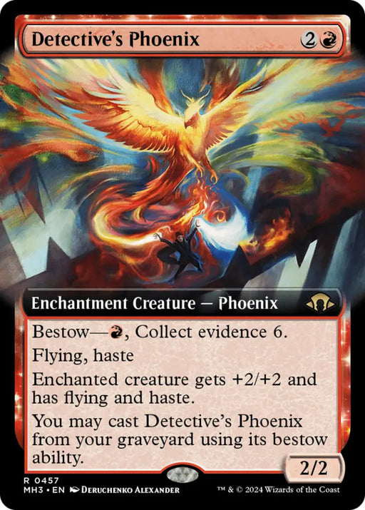 Detective’s Phoenix (Extended Art) [Modern Horizons 3] - MTG Single