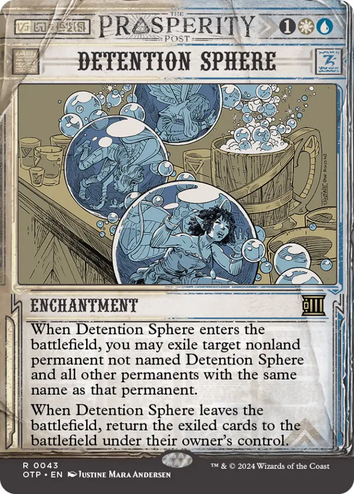 Detention Sphere [Outlaws of Thunder Junction: Breaking News] - MTG Single