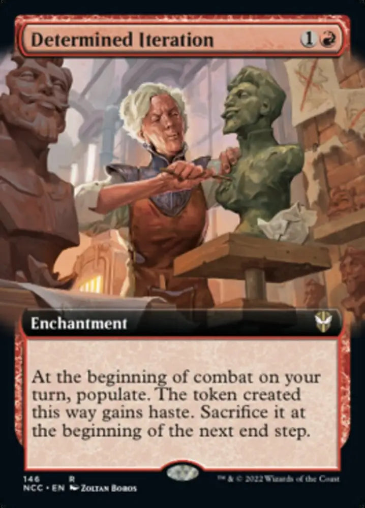 Determined Iteration (Extended Art) [Streets of New Capenna Commander] - MTG Single
