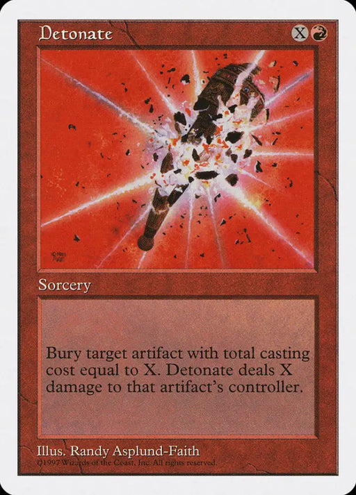 Detonate [Fifth Edition] - MTG Single