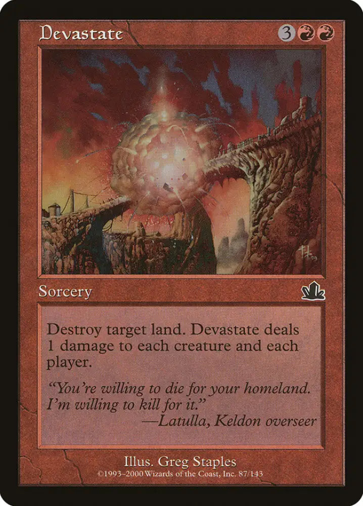 Devastate [Prophecy] - MTG Single