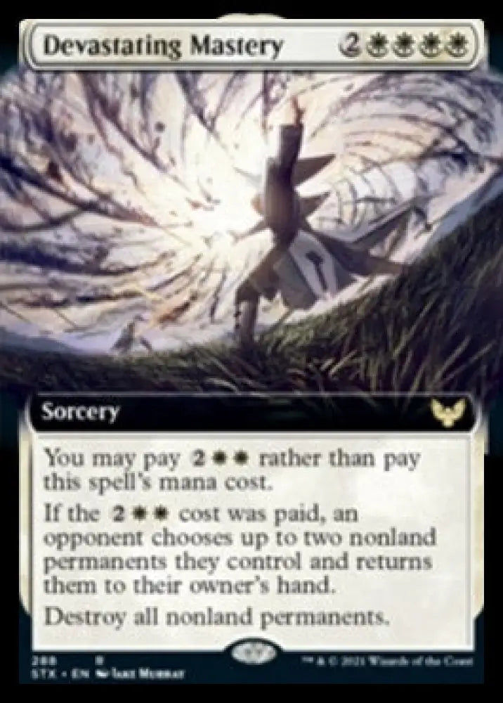 Devastating Mastery (Extended Art) [Strixhaven: School of Mages] - MTG Single