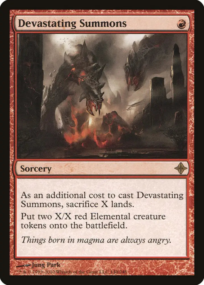 Devastating Summons [Rise of the Eldrazi] - MTG Single