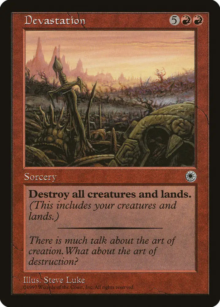 Devastation [Portal] - MTG Single
